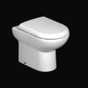Alpine White Gloss Toilet & Vanity Unit with Basin - 950mm